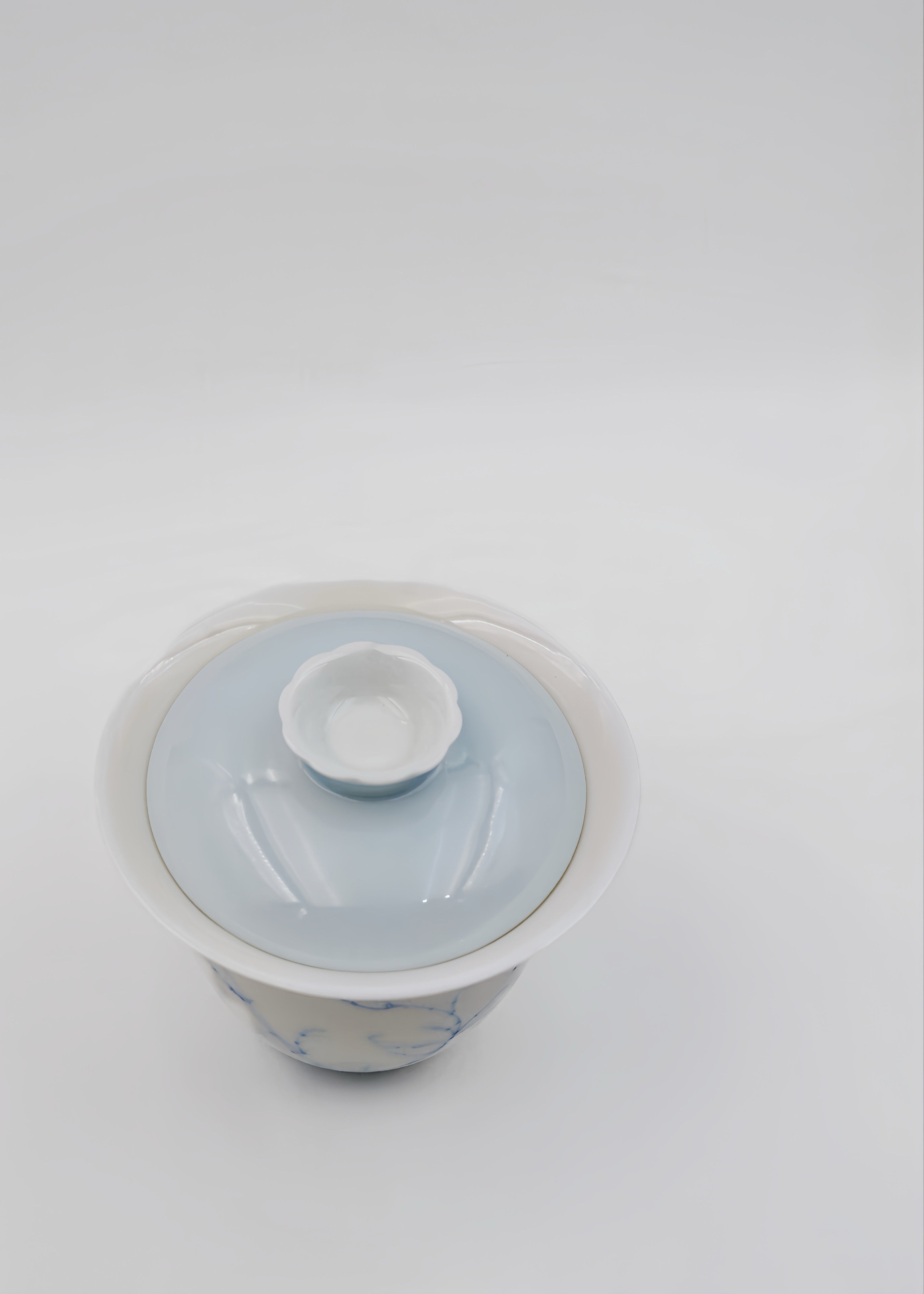 Hand-Painted Bamboo Gaiwan