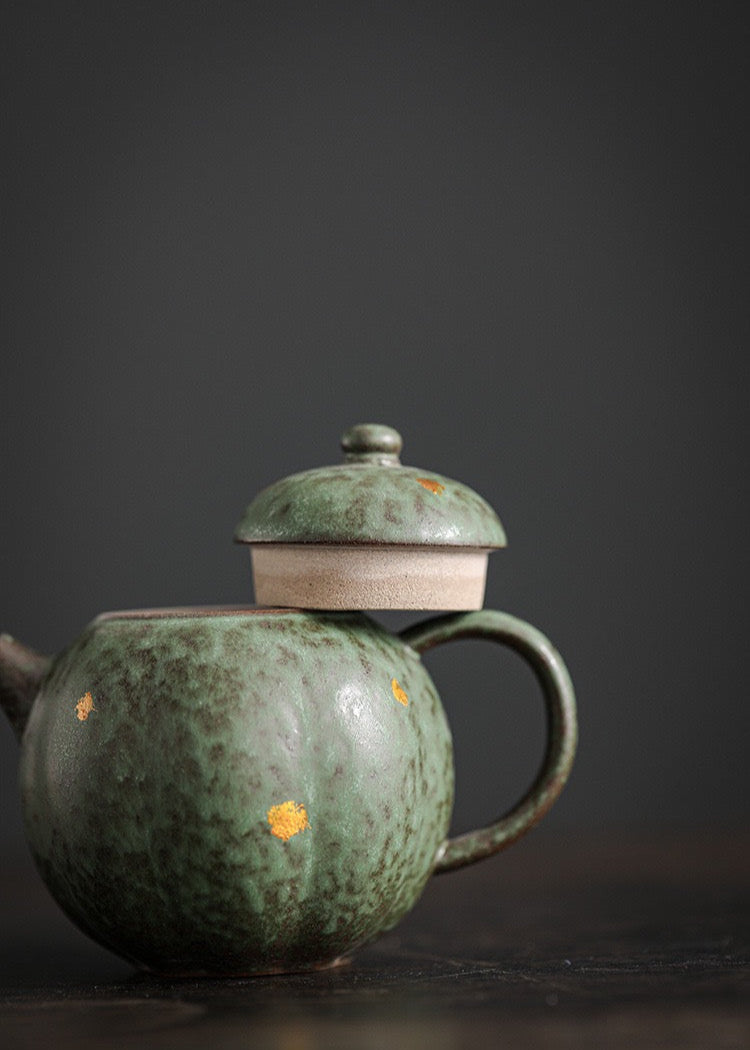 Rock Mud Pumpkin Teapot