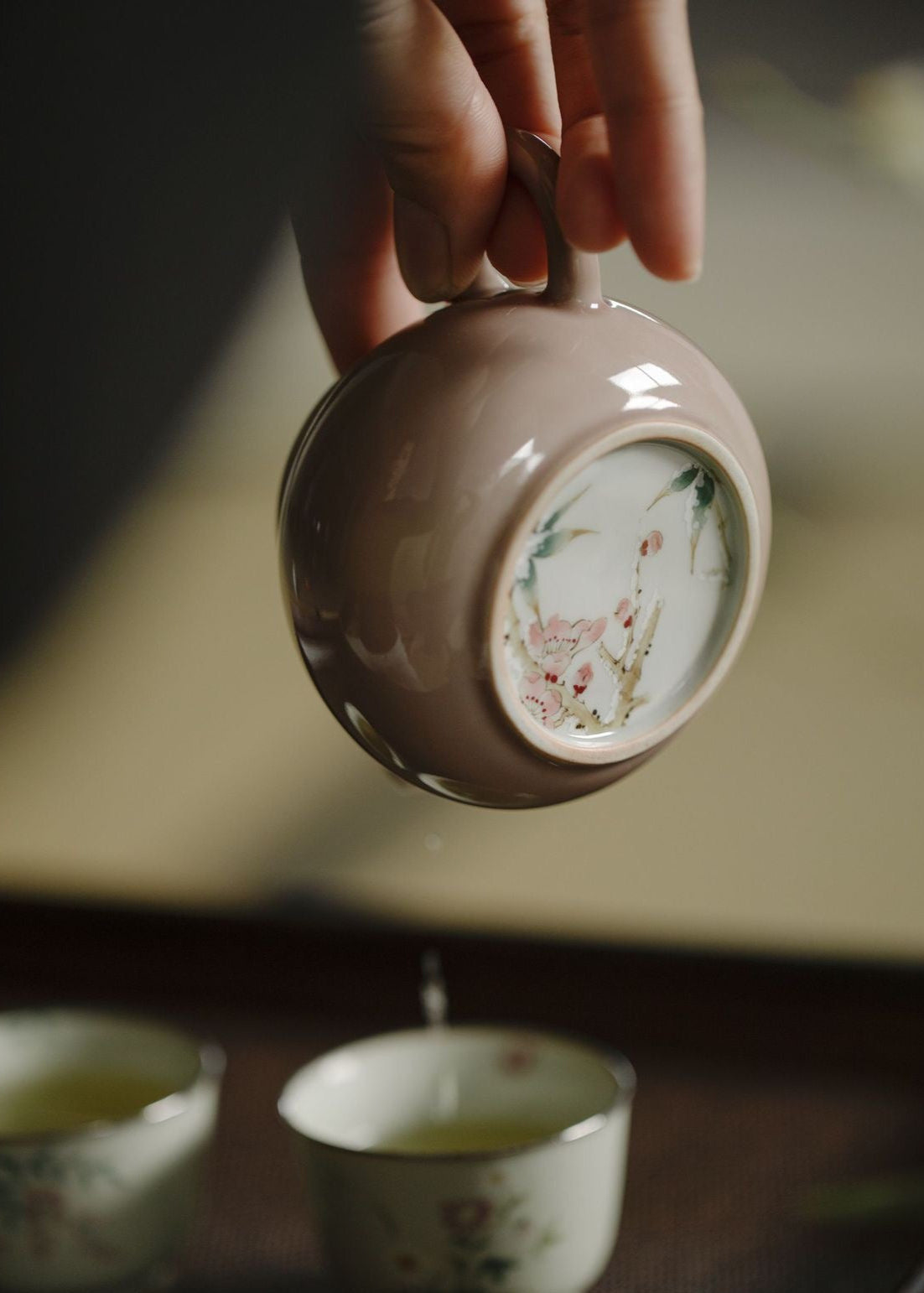 Snowy Plum Blossom Teapot