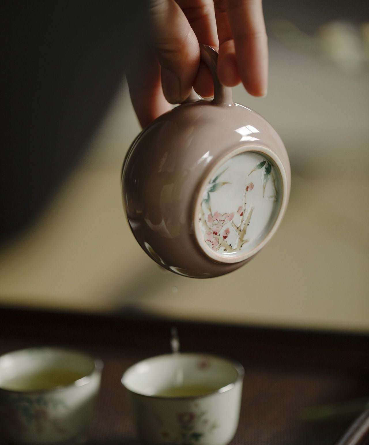 Hand Paint Snowy Plum Blossom Teapot – Jingdezhen