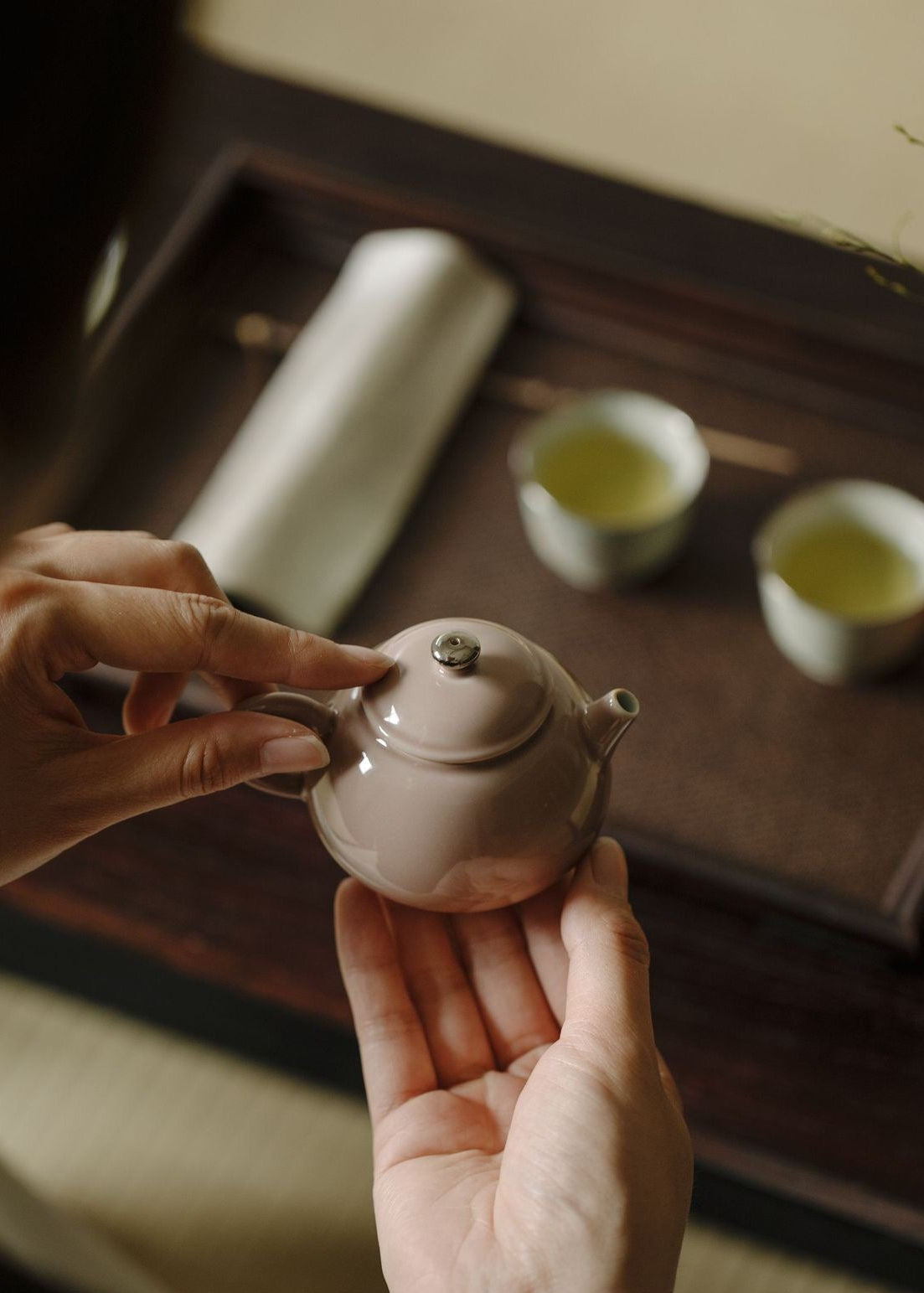 Snowy Plum Blossom Teapot