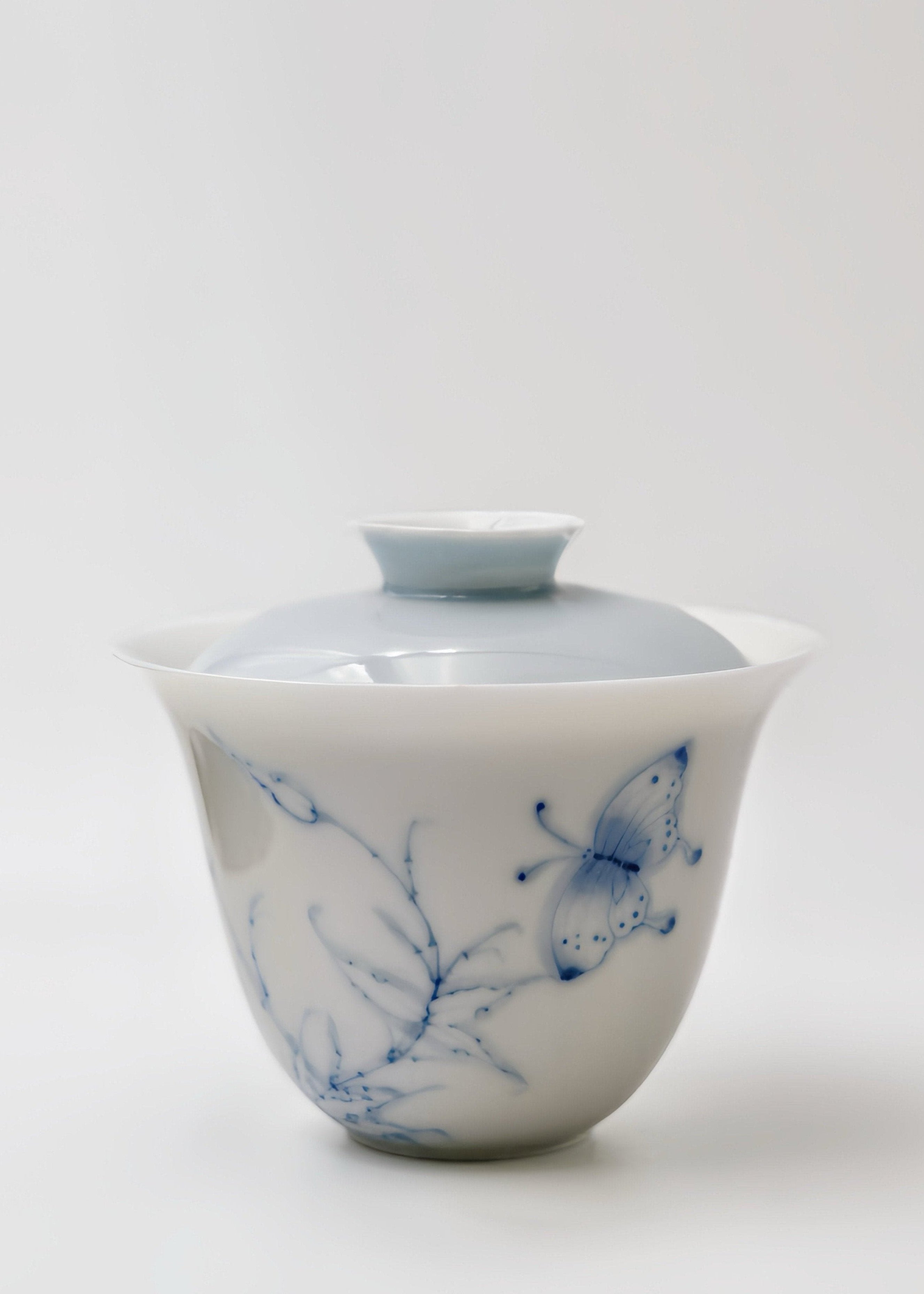 Hand-Painted Bamboo Gaiwan