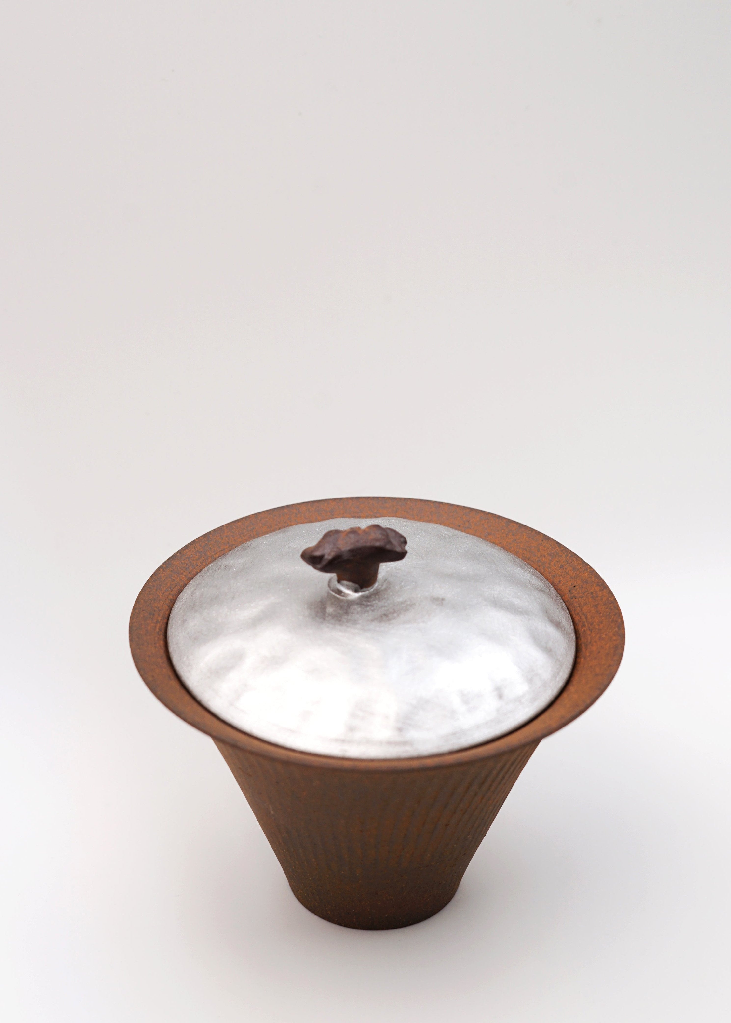 Rock Mud Silver Lid Gaiwan