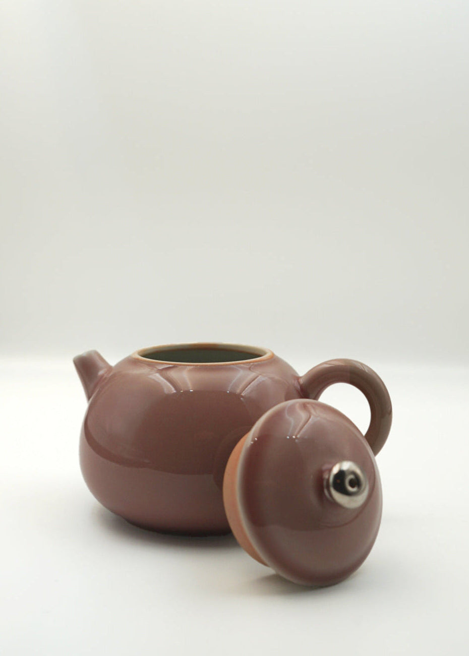 Snowy Plum Blossom Teapot