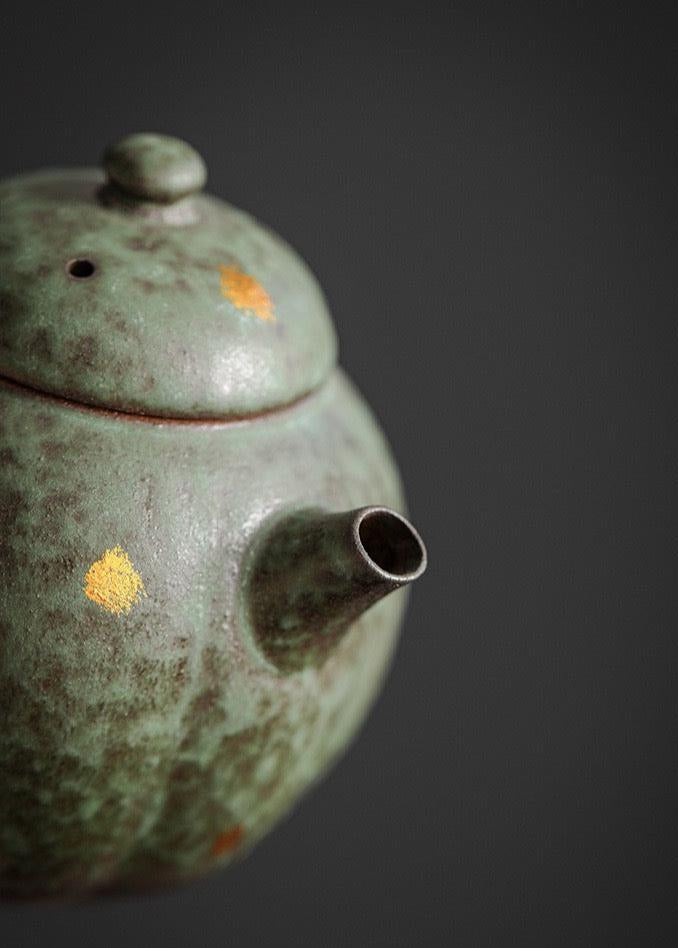 Rock Mud Pumpkin Teapot