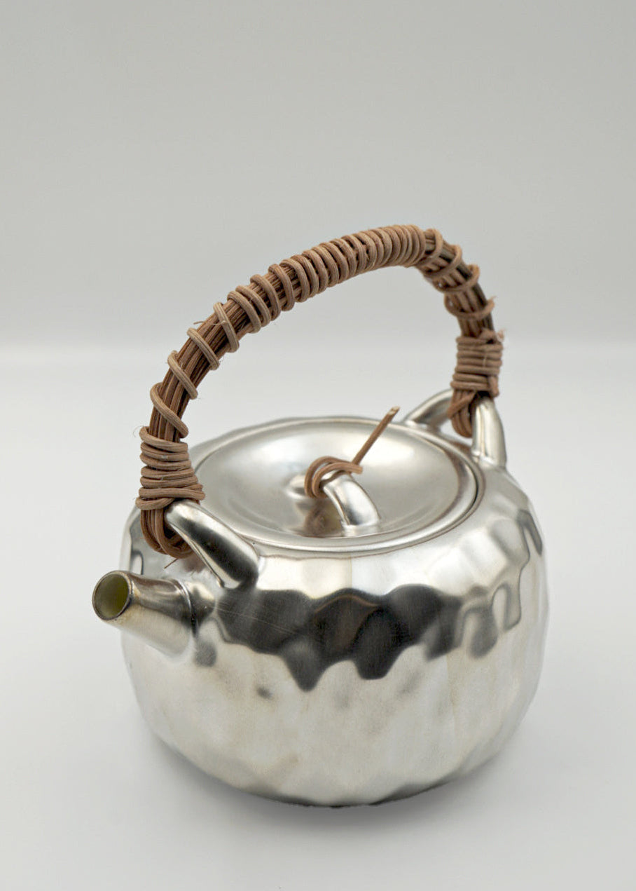 Hammered Silver-Plated Teapot