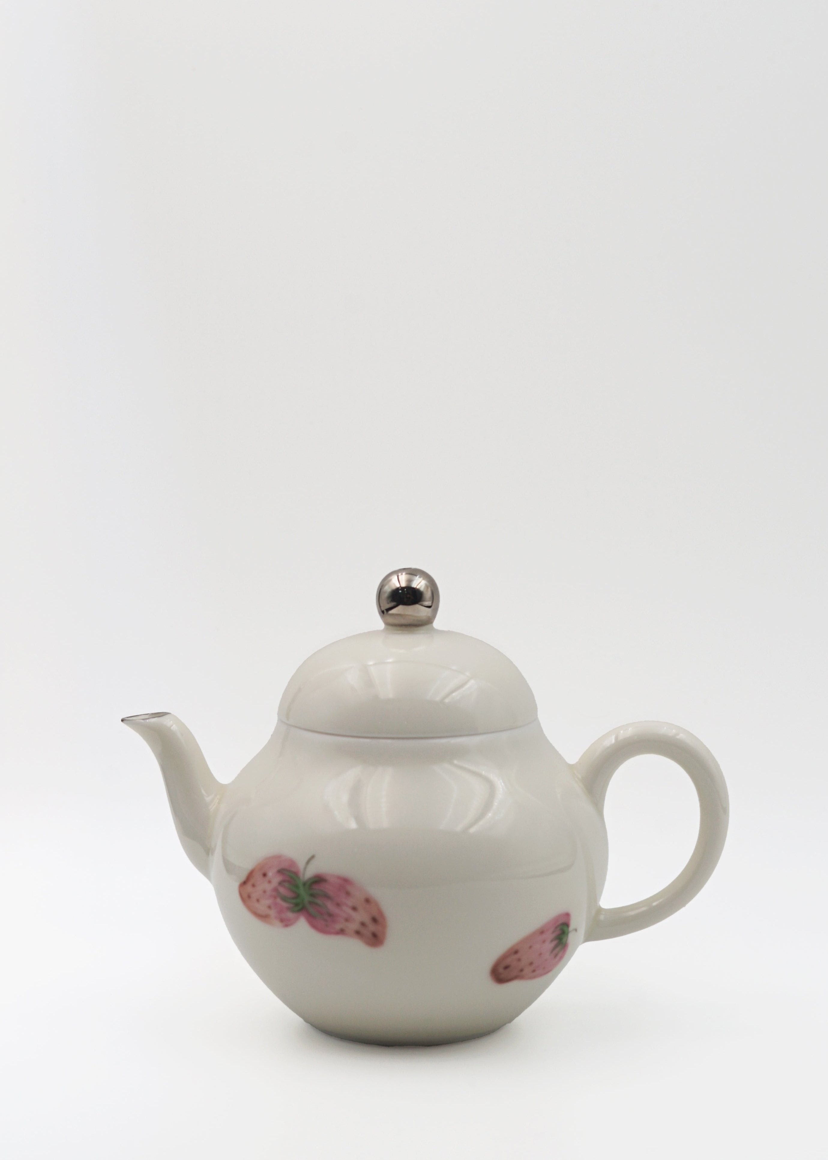 Strawberry Porcelain Teapot